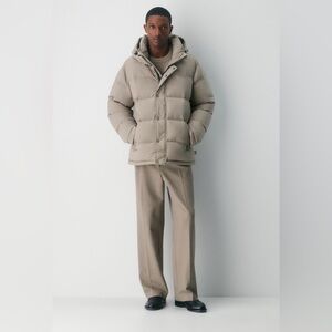 Aritzia Men’s The Super Puff Coat Taupe